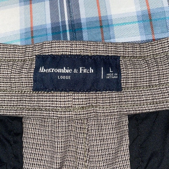 Pull-on Trouser Pants Light Brown Pattern - Picture 2 of 6